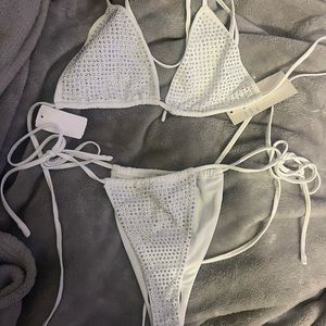 Diamond sequin bikini